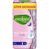 Molped 16 Adet Anatomik Gece Ekonomik Ultra Hijyenik Ped