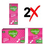 Molped Duş Ferahlığı İnce 2x20 Adet Ped