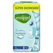 Molped Extra Hijyen Antibakteriyel Gece 16 Adet Ped