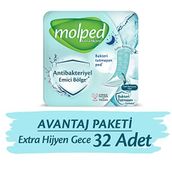 Molped Extra Hijyen Gece Avantaj Paketi 32 Adet Hijyenik Ped