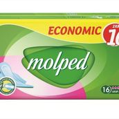 Molped Kanatlı Uzun Ekonomik 16'lı Ped