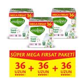 Molped Pure&soft Uzun Süper Mega Paket 108 Adet Hijyenik Ped