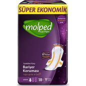 Molped Süper Ekonomik Süpernight Uzun 18x5 90 Adet Ped