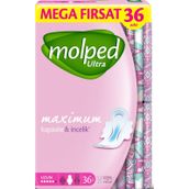 Molped Ultra Anatomik Uzun 36 Adet Hijyenik Ped