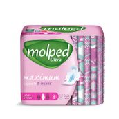 Molped Ultra Hijyenik Anatomik Uzun Tekli 8 Adet Ped