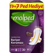 Molped Uzun 26x6 156 Adet Supernight Dev Ekonomik Ped
