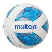 Molten Mat Sentetik Deri El Dikişli Futbol Topu F5A1710 - 5 - Beyaz - Mavi