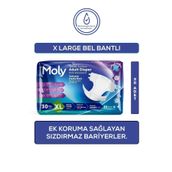 Moly Bel Bantlı XL 30 Adet Hasta Bezi