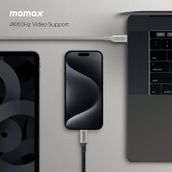 Momax DC32D Elite 100W Usb-C Usb3.2 Gen 2x2 20 Gbps Siyah Kablo