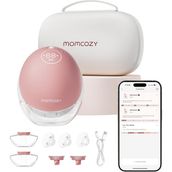 Momcozy M9 Eller Serbest Göğüs Pompası, Uygulama Kontrollü, 15 Seviye - Kırmızı