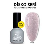 Momo D005 Pembe 10 ml Disko Kalıcı Oje