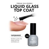 Momo Liquid Glass Top Coat 9 ml Kalıcı Oje