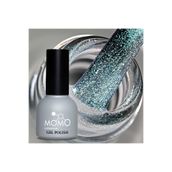 Momo Professional Holografik SL04 Rakı Beyazı Turkuaz Yeşil Simli 10 ml Kalıcı Oje