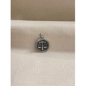 Mona Roza Adalet Terazisi 925 Ayar Gümüş Kolye Ucu