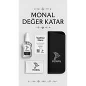 MONAL GÖZLÜK KUTUSU + DERİ KILIF + MENDİL + SOLÜSYON