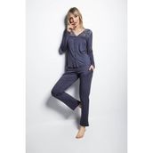 Monamise 18209 Lacivert Kadın Pijama Takımı