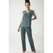 Monamise 19303 Yeşil Kadın Pijama Takımı