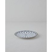 Monarch Porselen Pasta Tabağı 19 cm Siyah - Beyaz