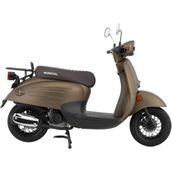 Mondial 50 Turısmo Motorsiklet Kahverengi Modeli ile Şık ve Fonksiyonel Tasarım