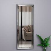 Mone Ayna 40x105 Dekoratif Gümüş Salon Ofis Boy Aynası
