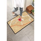 Monnhein Ev Lokasyonu Kapı Önü Paspası - Renkli - 45 x 65 cm