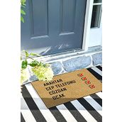 Monnhein Hatırlatıcı Kapı Önü Paspası Dekoratif Kapı Paspası Dış Mekân Paspas Ev İçi Paspası 45x70cm