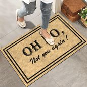 Monnhein Kapı Önü Paspası - Modern ve Şık Kapı Paspası | Ev, Ofis ve Dış Mekân Kullanımı İçin (Oh No!) 40x60