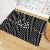 Monnhein Kapı Önü Paspası - Modern ve Şık Kapı Paspası | Ev, Ofis ve Dış Mekân Kullanımı İçin (ZigZag Home) 40x60