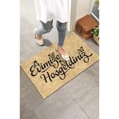 Monnhein Nazik Karşılama Kapı Önü Paspası - Renkli - 40 x 60 cm