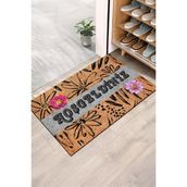 Monnhein Rustic Welcome Bloom Kapı Önü Paspası - Renkli - 45 x 65 cm