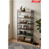 Mono 6 Raflı Metal Kitaplık