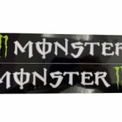 Monster Ön Amortisör Sticker Seti