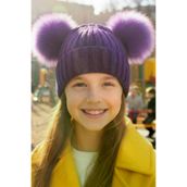 Mood Agenda GNC5001 Kız Çocuk 6 - 14 Yaş Ponponlu Fitilli Bere Çocuk Bere