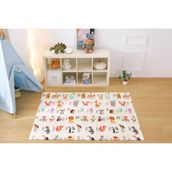 Mooie Baby's Animal Alphabet Renkli 150x180x1 cm Katlanabilir Oyun Matı