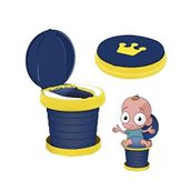 MooieBaby's Katlanabilir Çocuk Tuvaleti Plus, Çok Fonksiyonlu Alıştırma Tuvaleti, Carry Potty, Taşınabilir Lazımlık (Mavi)