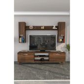 Moonlife Ceviz İstanbul Dolaplı Tv Ünitesi