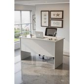 Moonlife Mobilya Retro Ofis Çalışma Masası Beyaz