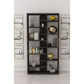 Moonlife Office Siyah Dekoratif Kitaplık