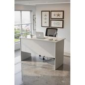 Moonlife Retro Ofis Çalışma Masası Beyaz