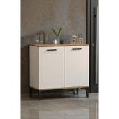 Moonlife Viola 2 Kapaklı Antre,Hol,Ayakkabılık Beyaz Çam