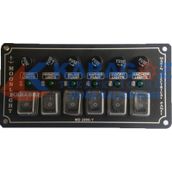 MOONLIGHT YATAY 6'LI SWITCH PANEL SİGORTALI
