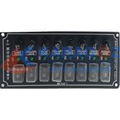 MOONLIGHT YATAY 8'Lİ SWITCH PANEL SİGORTALI