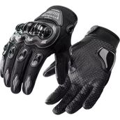 MOONRIDER Moonrıder Motor Eldiveni Kemik Korumalı Siyah Dokunmatik Unisex Motosiklet Eldiveni Mr-G1 - XL