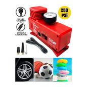 MOONSHOP Pro Seri 220 Volt-12 Volt 250 Psi Psi Kompresör Lastik Hava Şişirme Oto Pompası Fişli Çakmaklıklı
