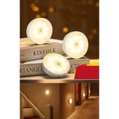 Moonshop Usb Sarjli Akilli Hareket Sensorlu Kablosuz Spot Led Lamba Beyaz Isik 1 Adet