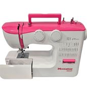 Moonstar 990P Pembe Ev Tipi 36 Desenli Düz Dikiş Makinesi