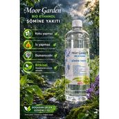 Moor Garden Bioethanol Şömine Yakıtı 1 Litre Şeffaf Kokusuz Dumansız Çevre Dostu Temiz Yanış - 1 Adet