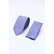 Mor Kuş Gözü Desen 6 Cm Kravat 1090260100
