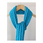 Mora Knit El Örgüsü Yünlü Unisex Cam Göbeği Atkı