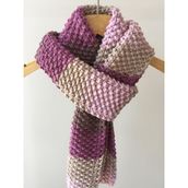 Mora Knit El Örgüsü%49 Yün Unisex Atkı | Yün Karışımlı, El Örgüsü, Unisex